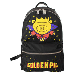 Luxour, Dolce & Gabbana Golden Pig Motif Luxe Backpack, 