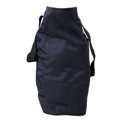Luxour, Versace Elegant Blue Nylon Tote Bag, 
