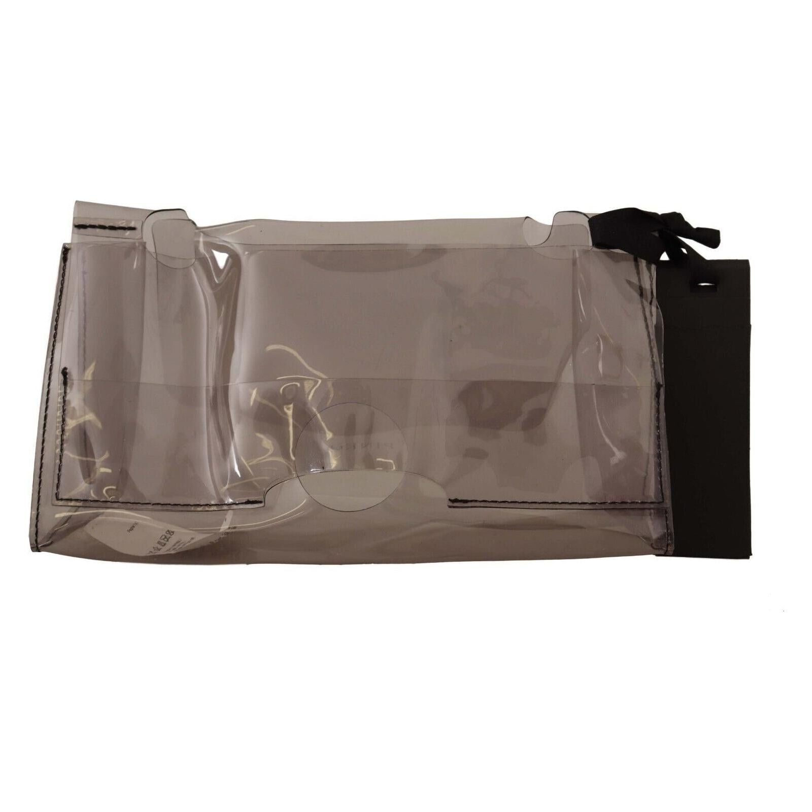 Luxour, PINKO Chic Transparent Clutch for Evening Elegance, 