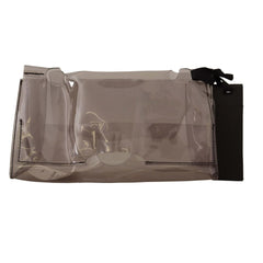 Luxour, PINKO Chic Transparent Clutch for Evening Elegance, 