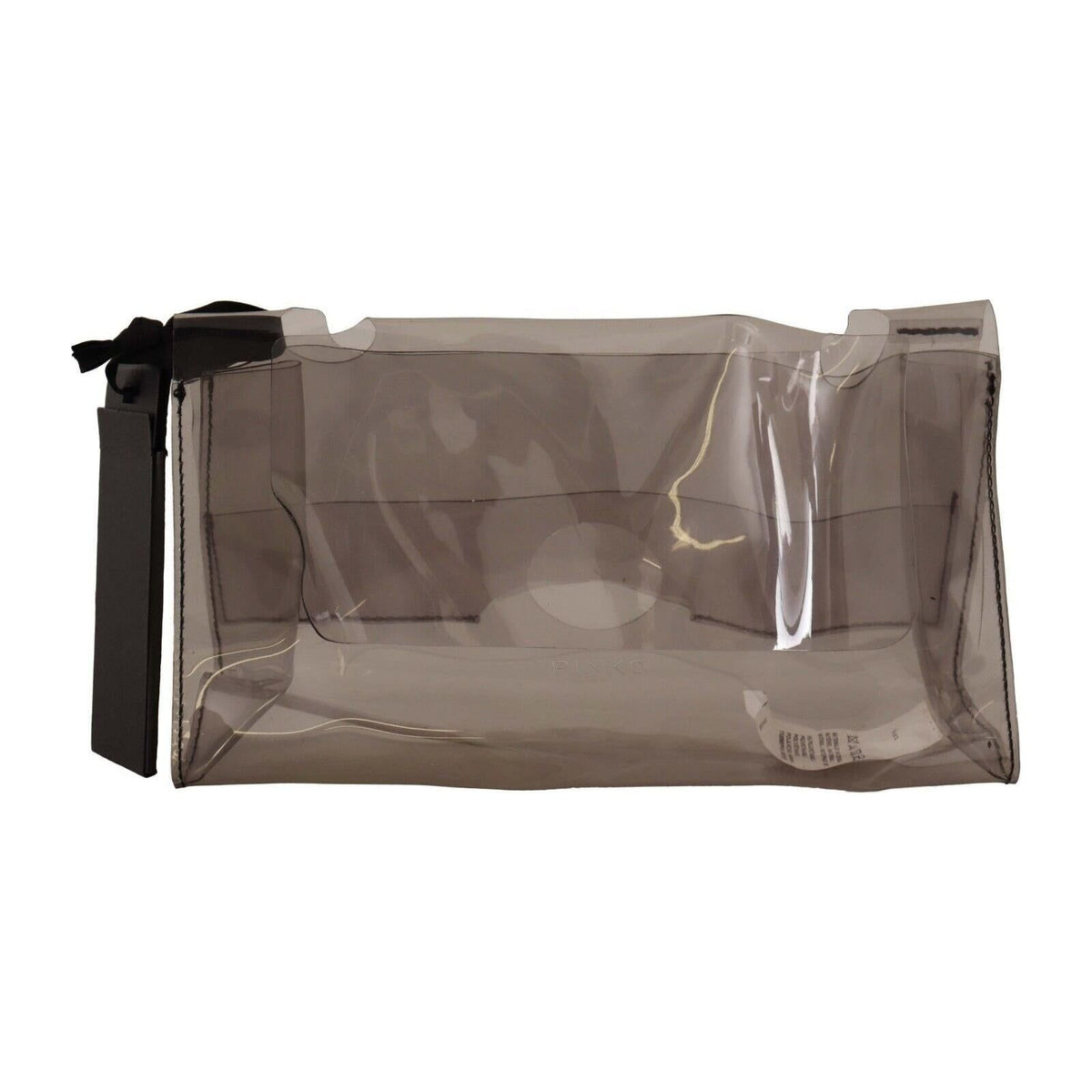 Luxour, PINKO Chic Transparent Clutch for Evening Elegance, 