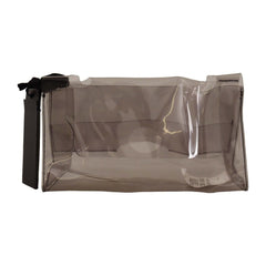 Luxour, PINKO Chic Transparent Clutch for Evening Elegance, 