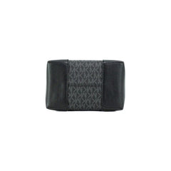 Luxour, Michael Kors Mercer Small Black Signature Leather Bucket Crossbody Handbag Purse, 