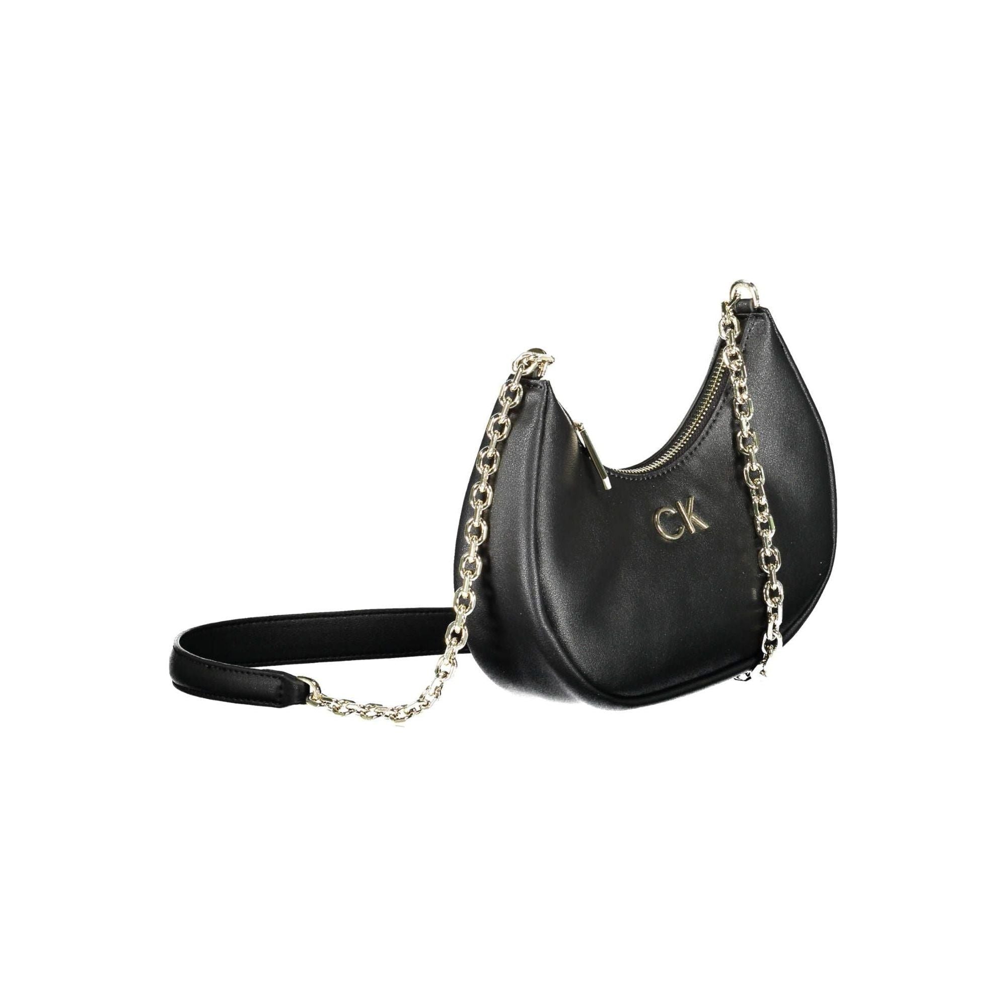 Luxour, Calvin Klein Black Polyester Women Handbag, 