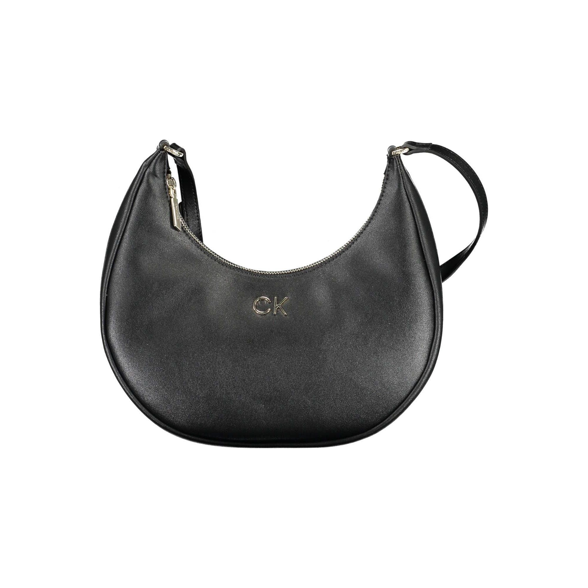 Luxour, Calvin Klein Black Polyester Women Handbag, 