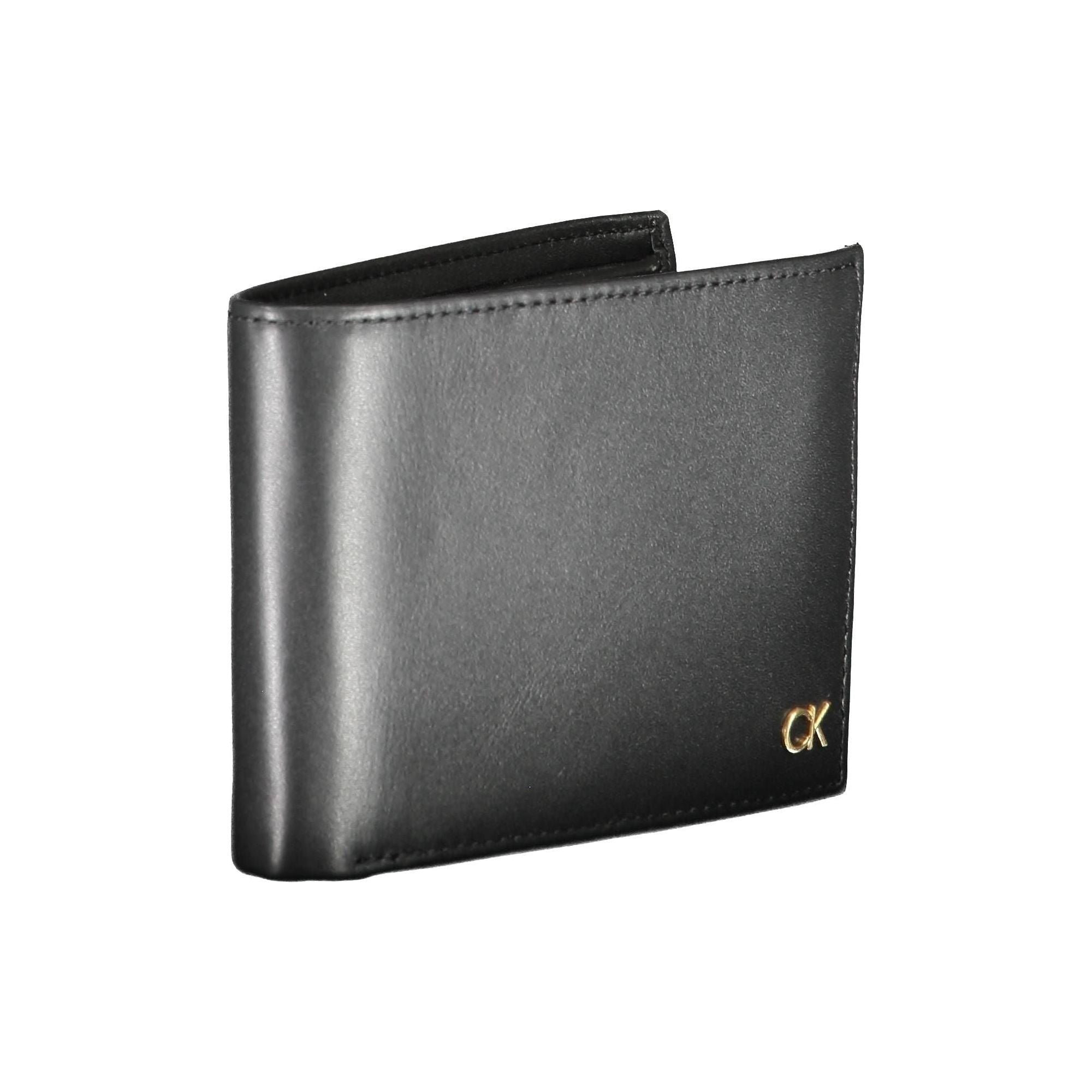 Luxour, Calvin Klein Black Leather Men Wallet, 
