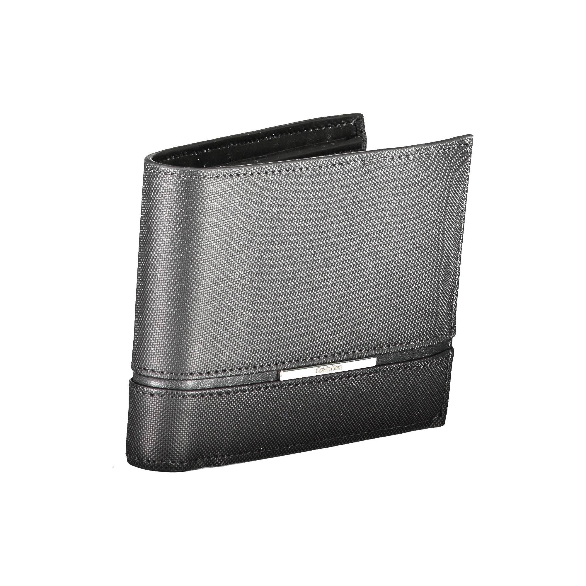 Luxour, Calvin Klein Black Leather Men Wallet, 