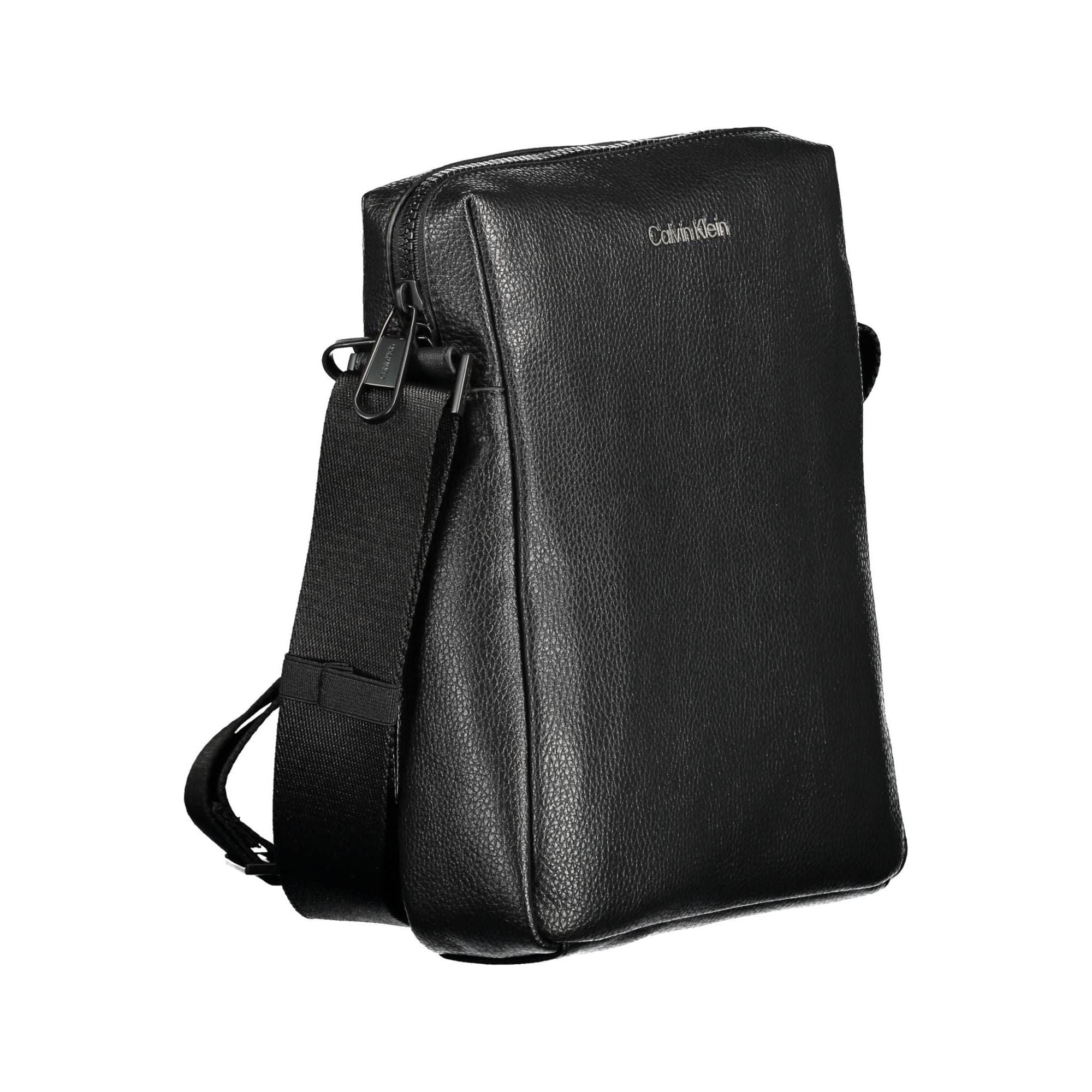Luxour, Calvin Klein Black Polyester Men Shoulder Bag, 