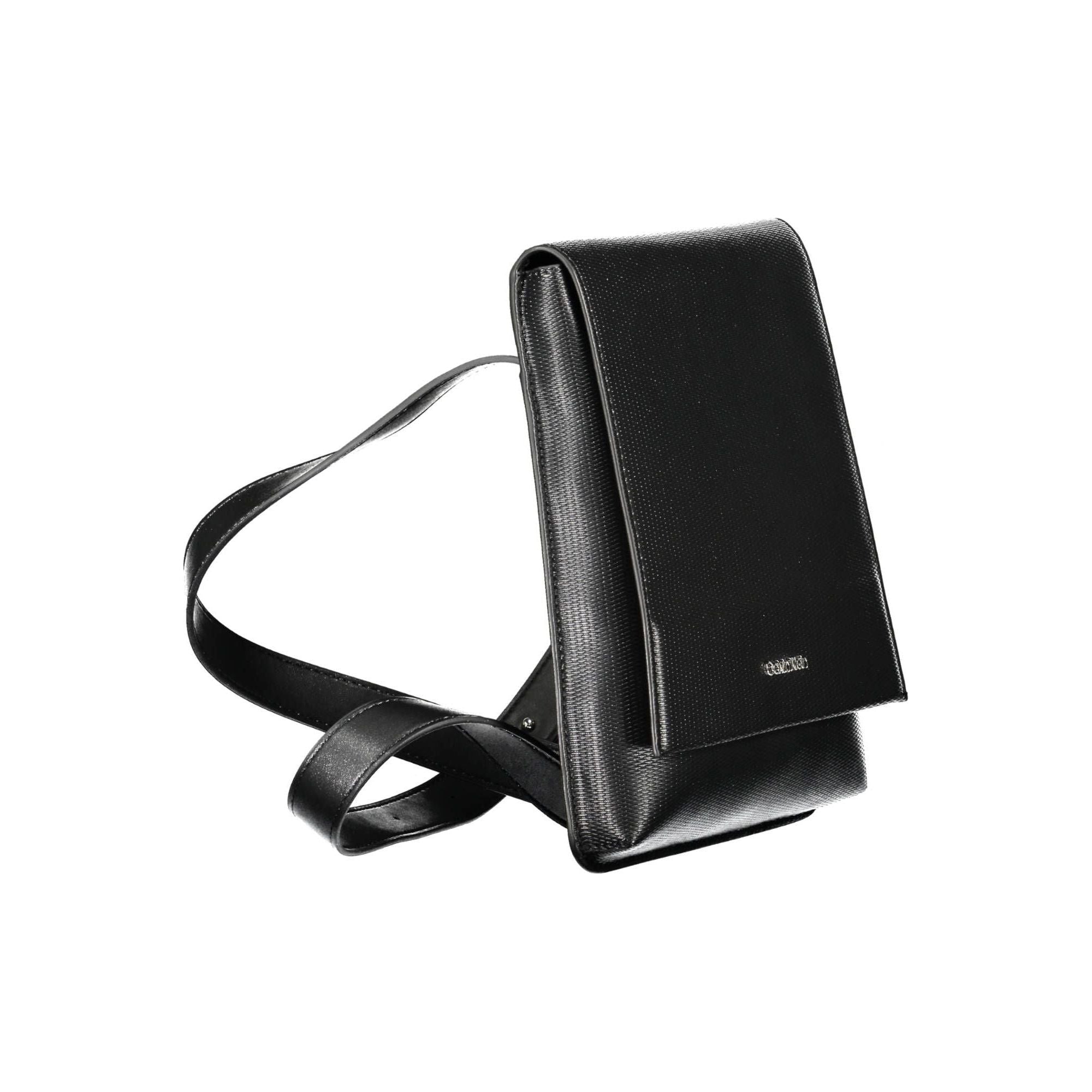 Luxour, Calvin Klein Black Polyester Men Shoulder Bag, 