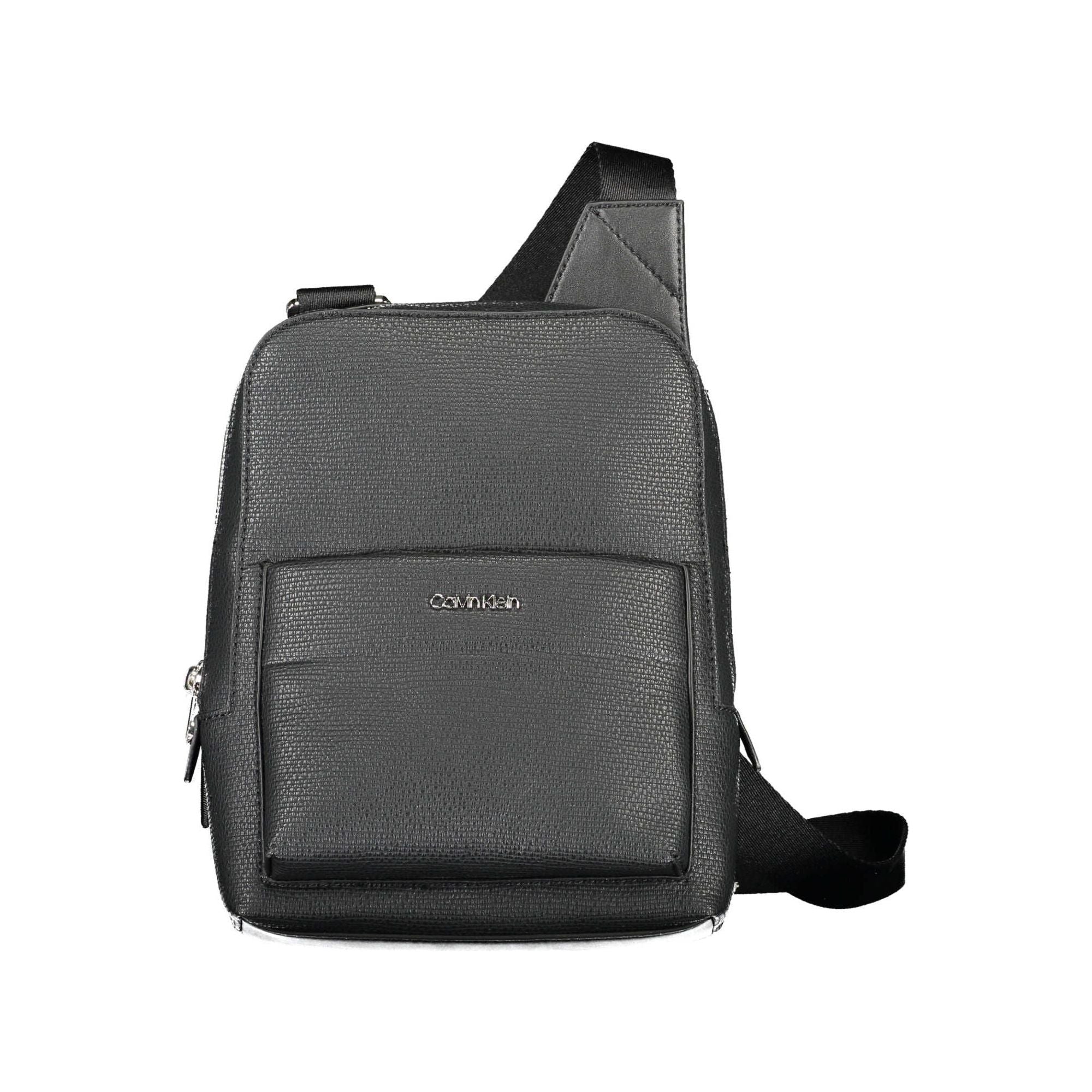 Luxour, Calvin Klein Black Polyester Men Shoulder Bag, 