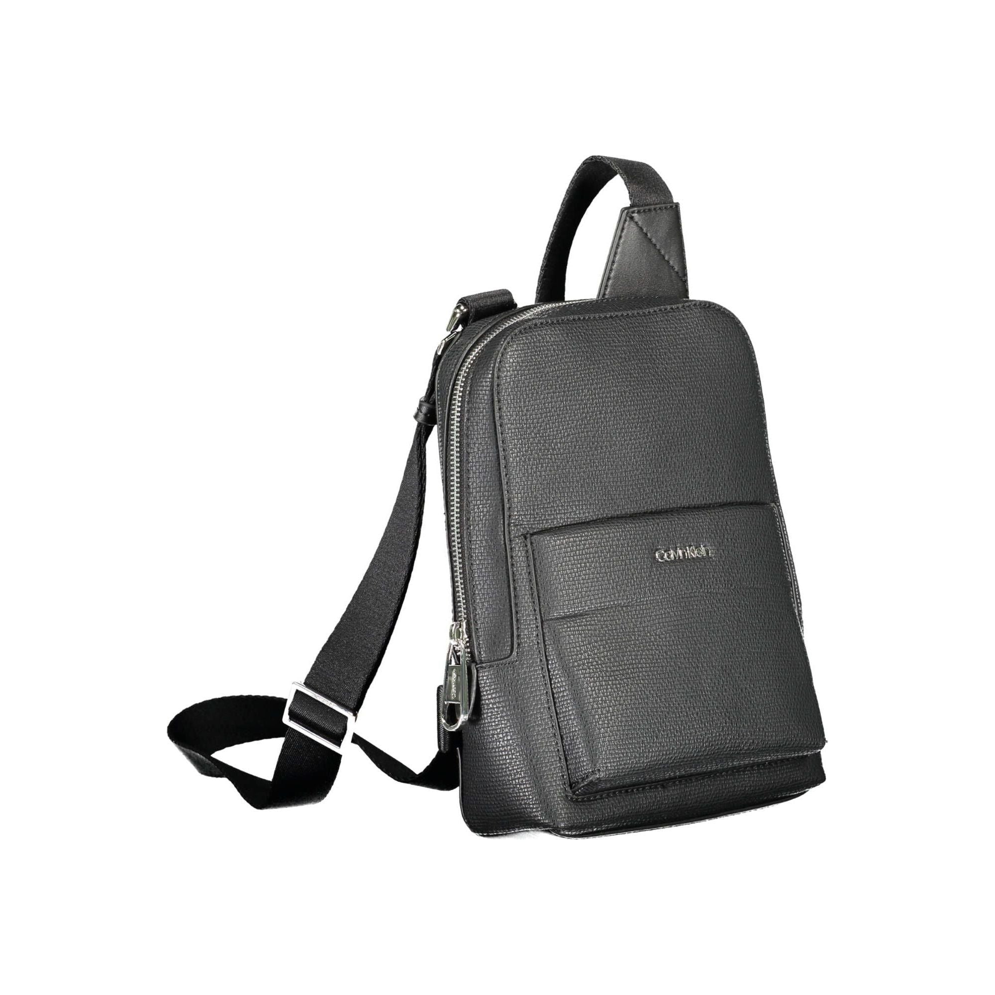 Luxour, Calvin Klein Black Polyester Men Shoulder Bag, 