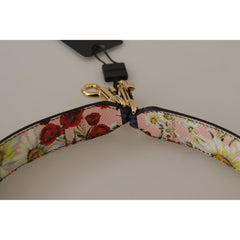 Luxour, Dolce & Gabbana Elegant Blue Python Leather Bag Strap, 