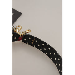 Luxour, Dolce & Gabbana Elegant Red Python Leather Shoulder Strap, 
