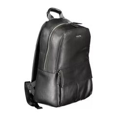 Luxour, Calvin Klein Black Polyester Men Backpack, 