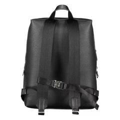 Luxour, Calvin Klein Black Polyester Men Backpack, 