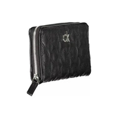Luxour, Calvin Klein Black Polyethylene Women Wallet, 