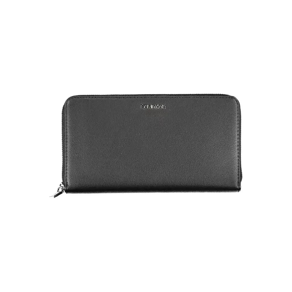 Luxour, Calvin Klein Black Polyethylene Women Wallet, 