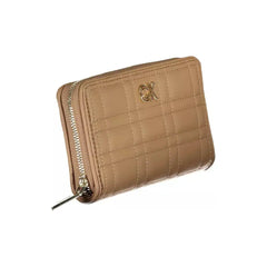 Luxour, Calvin Klein Beige Polyester Women Wallet, 