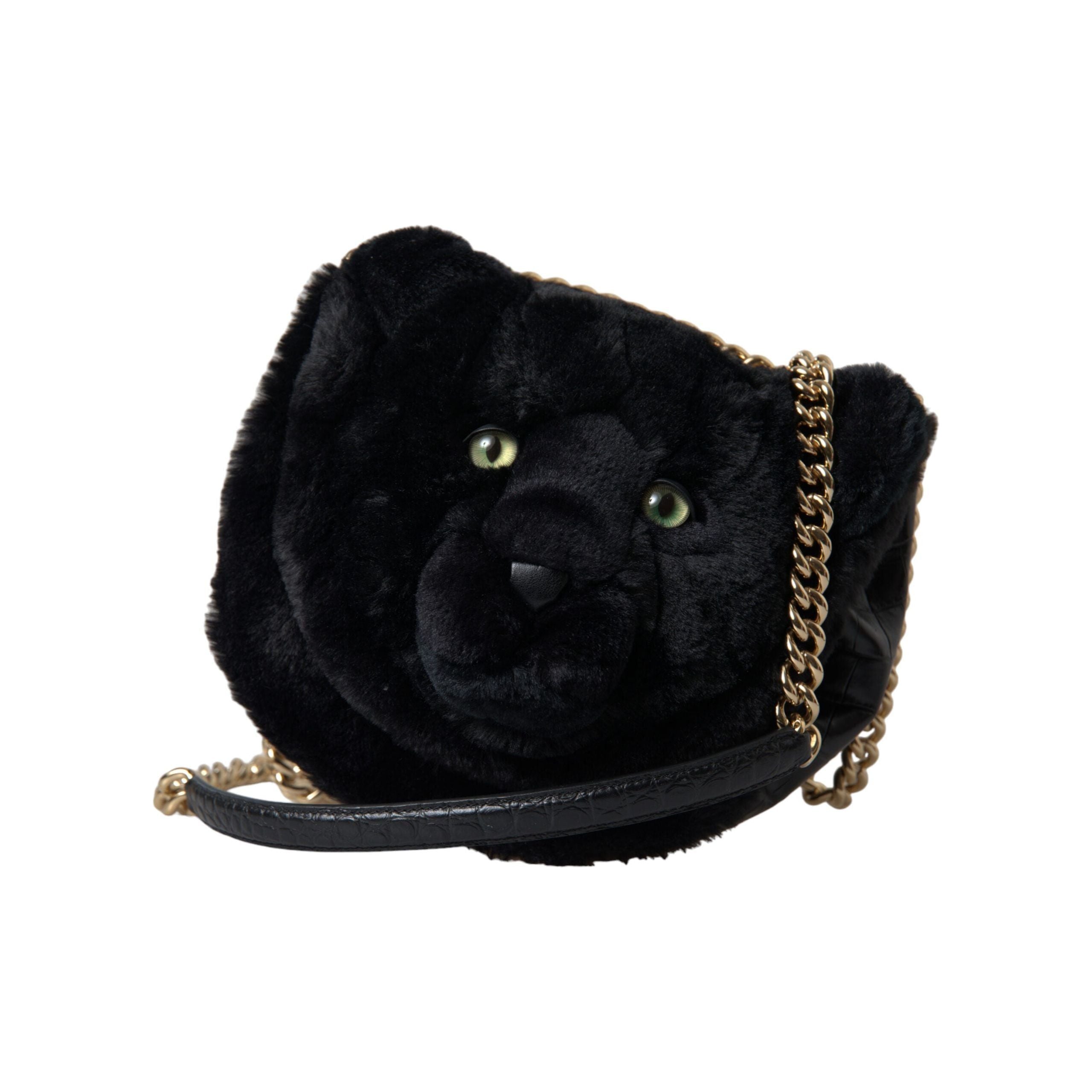 Luxour, Dolce & Gabbana Exquisite Croc-Embossed Panther Shoulder Bag, 