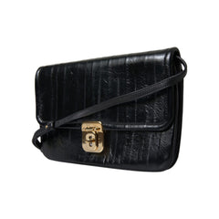 Luxour, Dolce & Gabbana Elegant Eelskin Leather Shoulder Bag, 