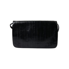 Luxour, Dolce & Gabbana Elegant Eelskin Leather Shoulder Bag, 