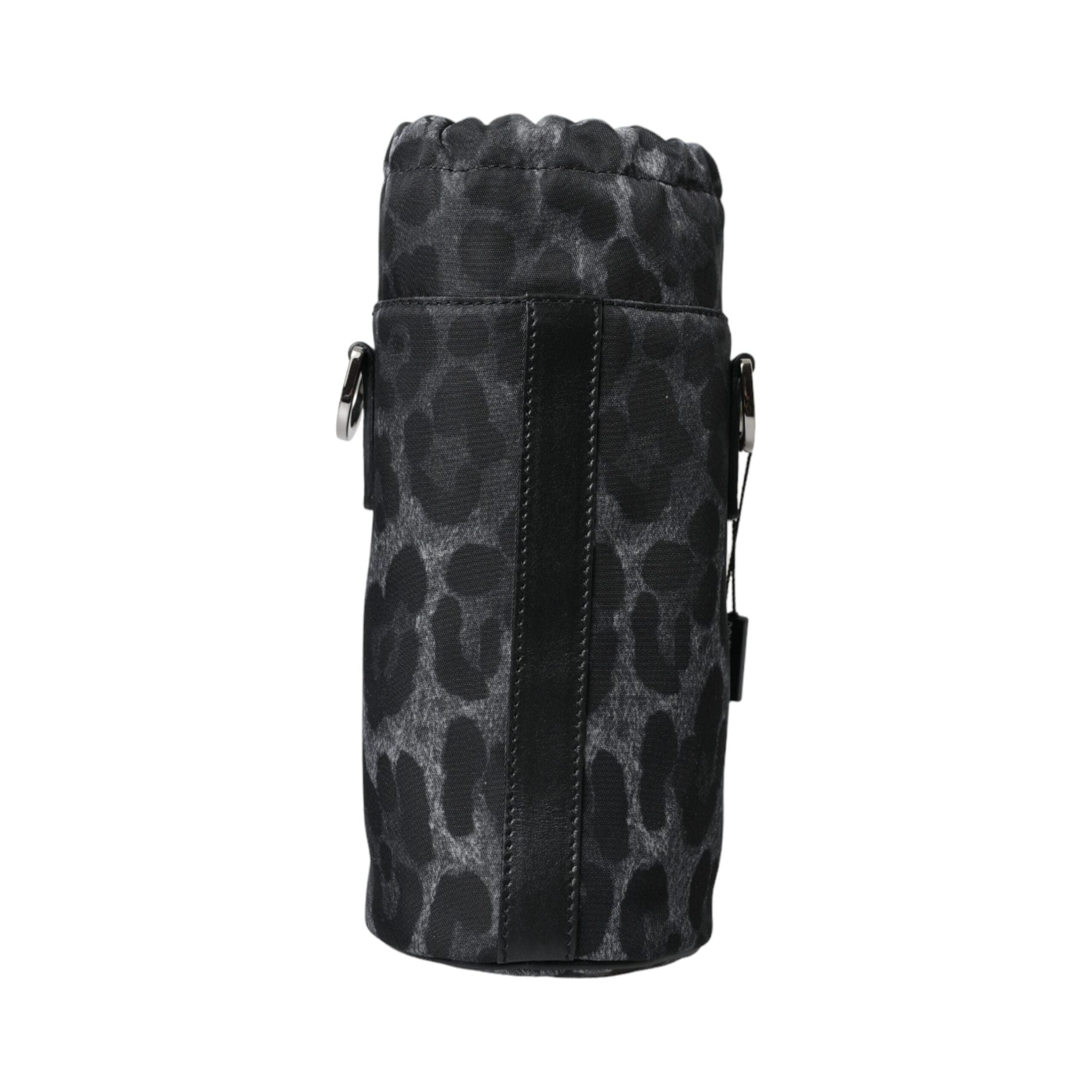 Luxour, Dolce & Gabbana Chic Leopard Print Round Bottle Cage, 