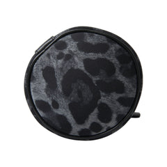 Luxour, Dolce & Gabbana Chic Leopard Print Round Bottle Cage, 