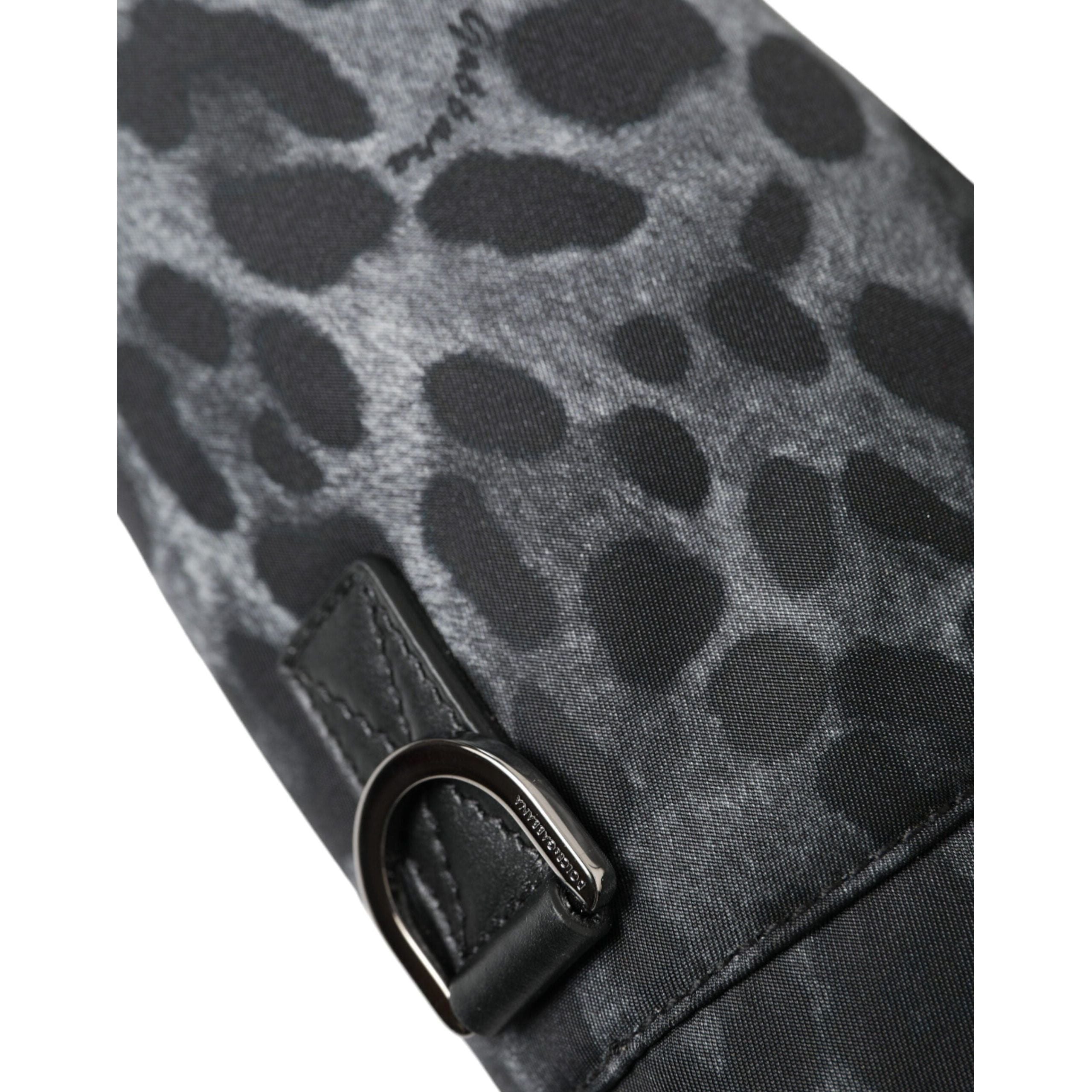 Luxour, Dolce & Gabbana Chic Leopard Print Round Bottle Cage, 