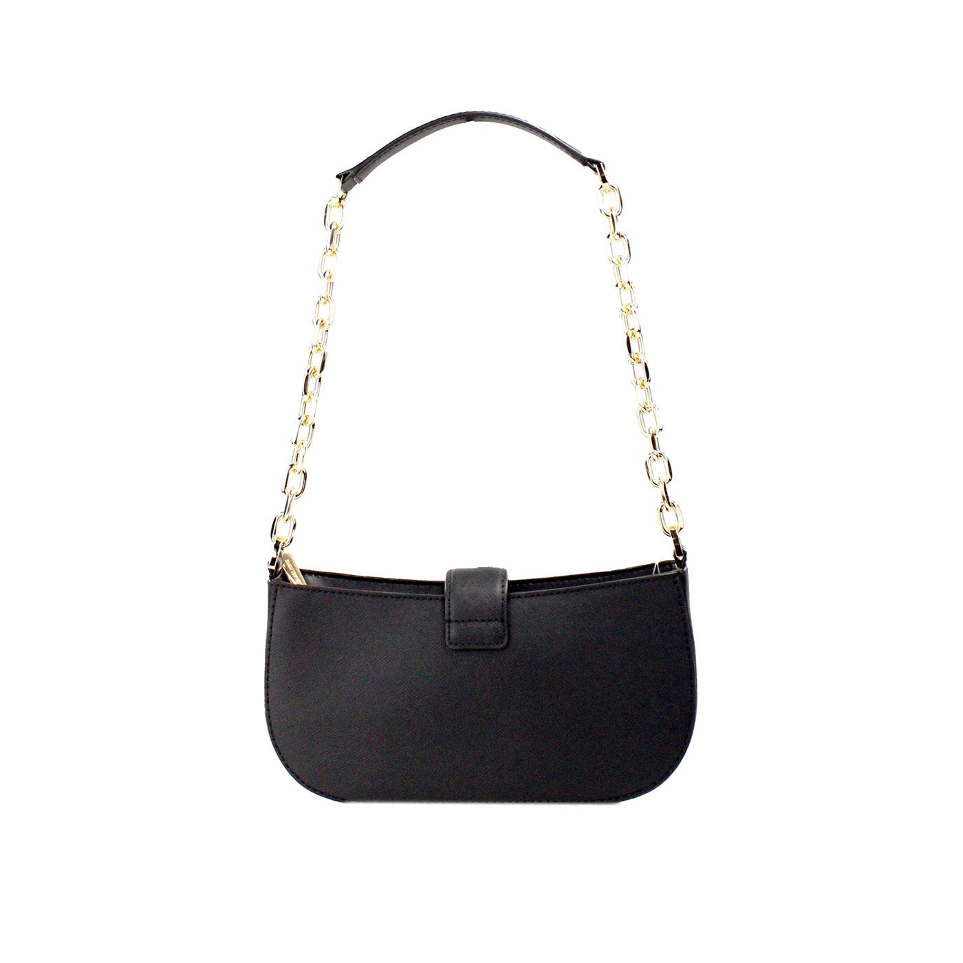Luxour, Michael Kors Carmen Small Black Haircalf Pouchette Shoulder Crossbody Bag, 