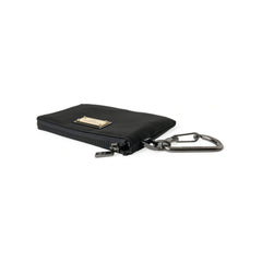 Luxour, Dolce & Gabbana Elite Black Nylon & Leather Pouch with Logo Detail, 