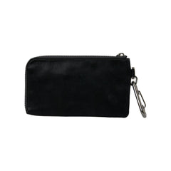 Luxour, Dolce & Gabbana Sleek Designer Nylon-Leather Pouch in Black, 