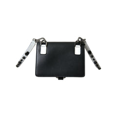 Luxour, Dolce & Gabbana Elegant Crystal-Embellished Leather Card Holder, 