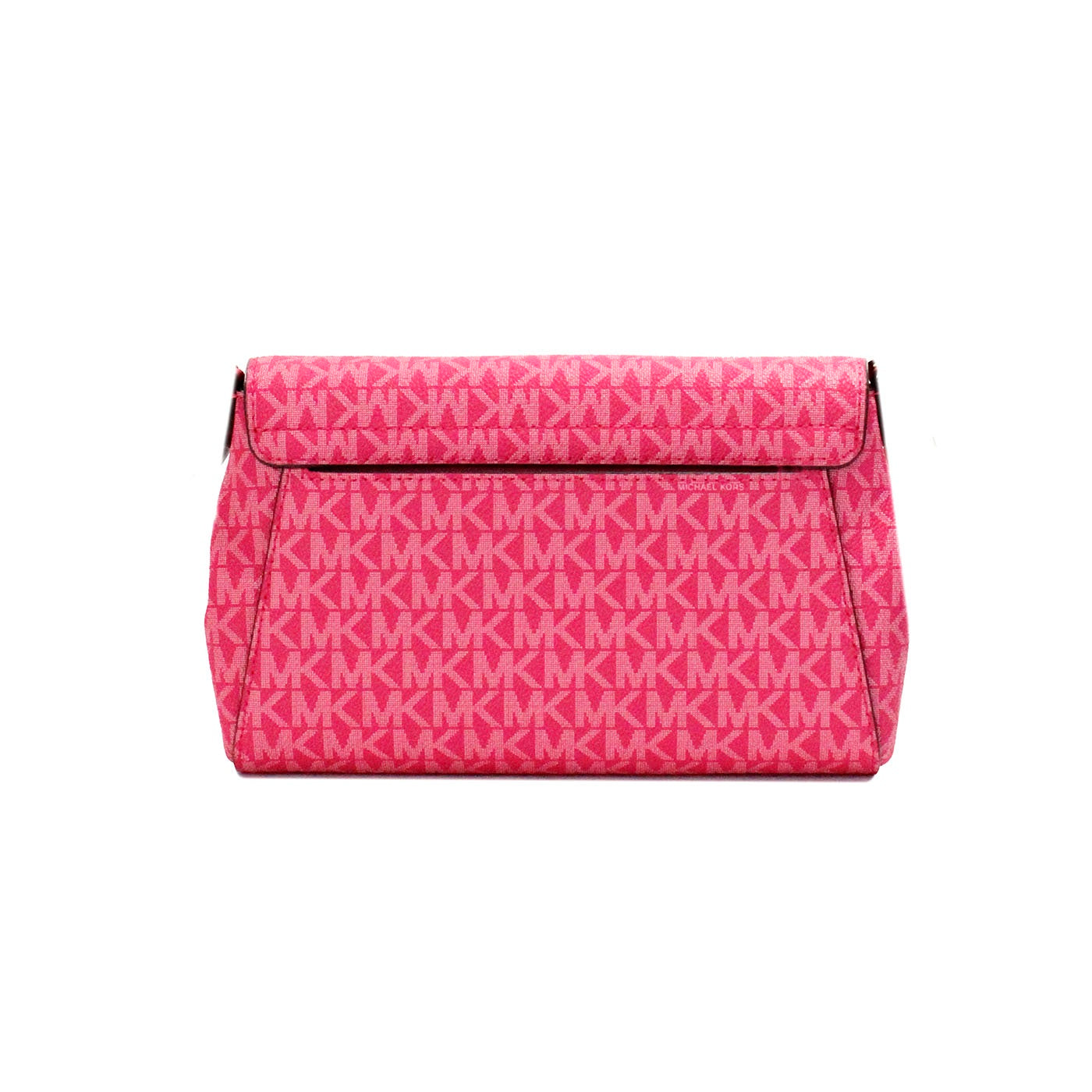 Luxour, Michael Kors Jet Set Medium Electric Pink Convertible Pouchette Crossbody Bag, 