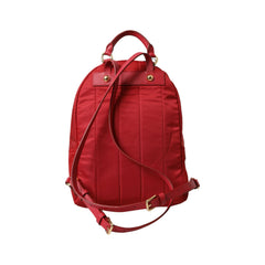 Luxour, Dolce & Gabbana Embellished Red Backpack with Gold Detailing, 