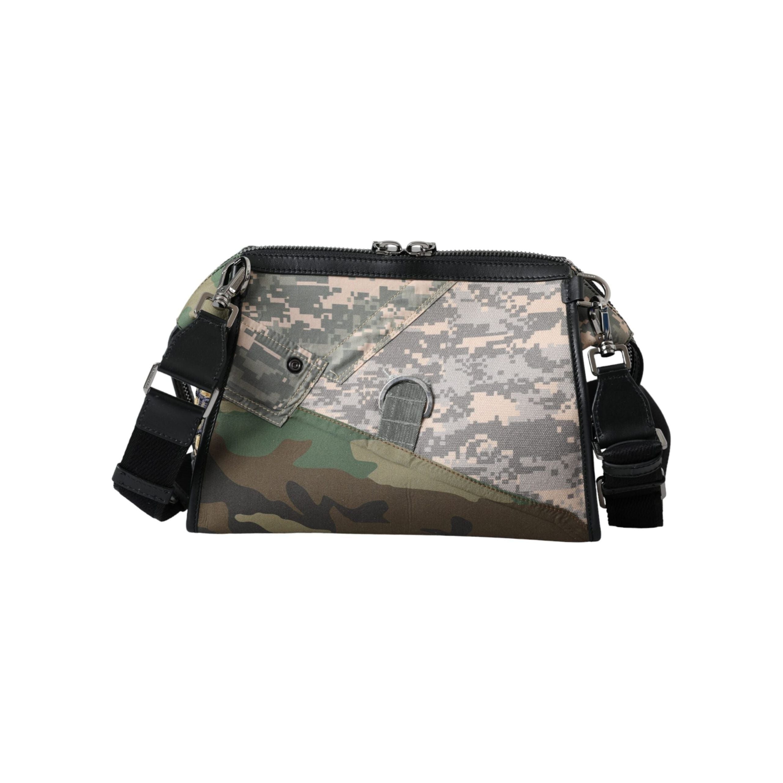 Luxour, Dolce & Gabbana Multicolor Camouflage Patchwork Crossbody Bag, 