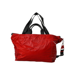 Luxour, Dolce & Gabbana Red Nylon Calfskin Hand Shoulder Duffel Bag, 