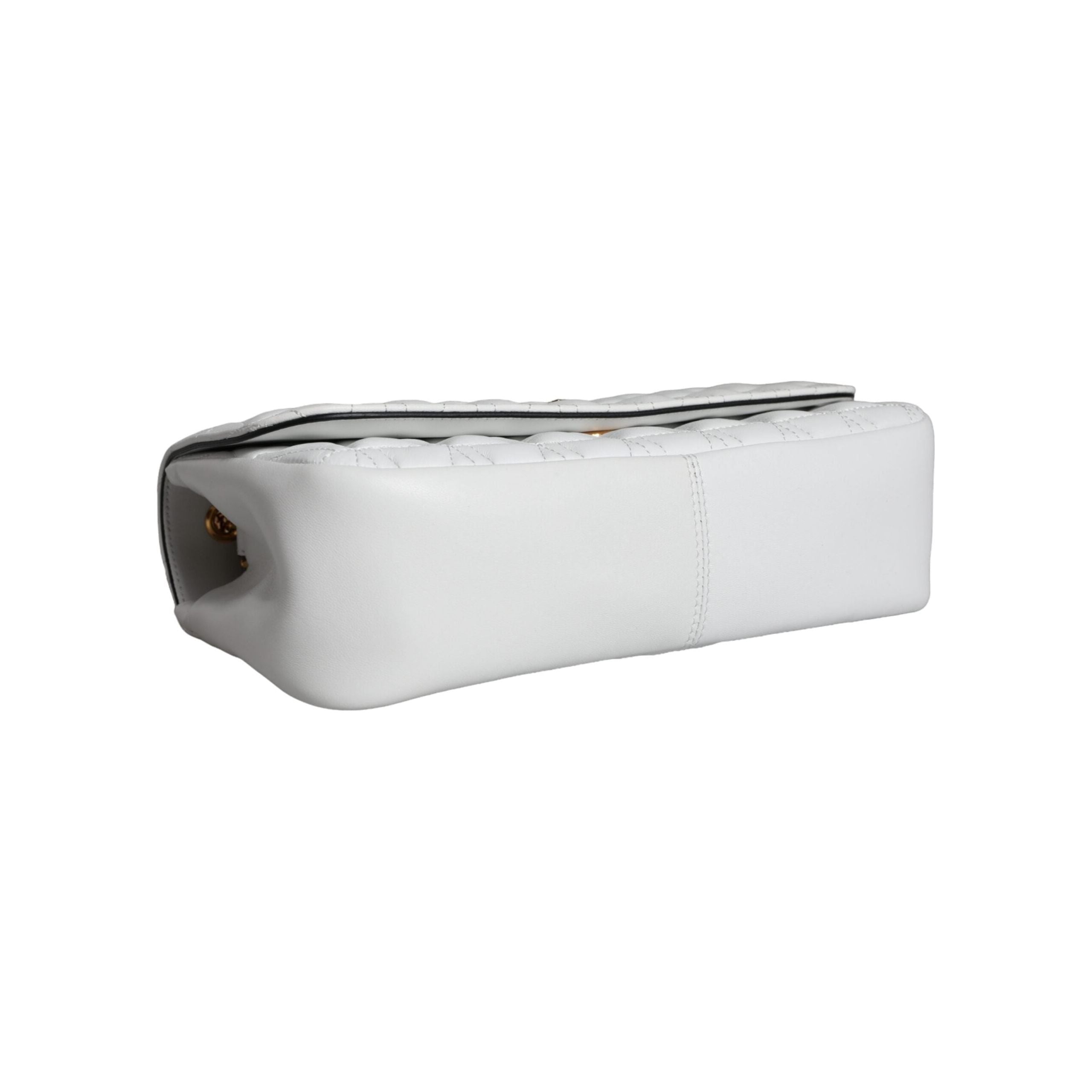 Luxour, Versace White Mini Nappa Leather Crossbody Shoulder Bag, 