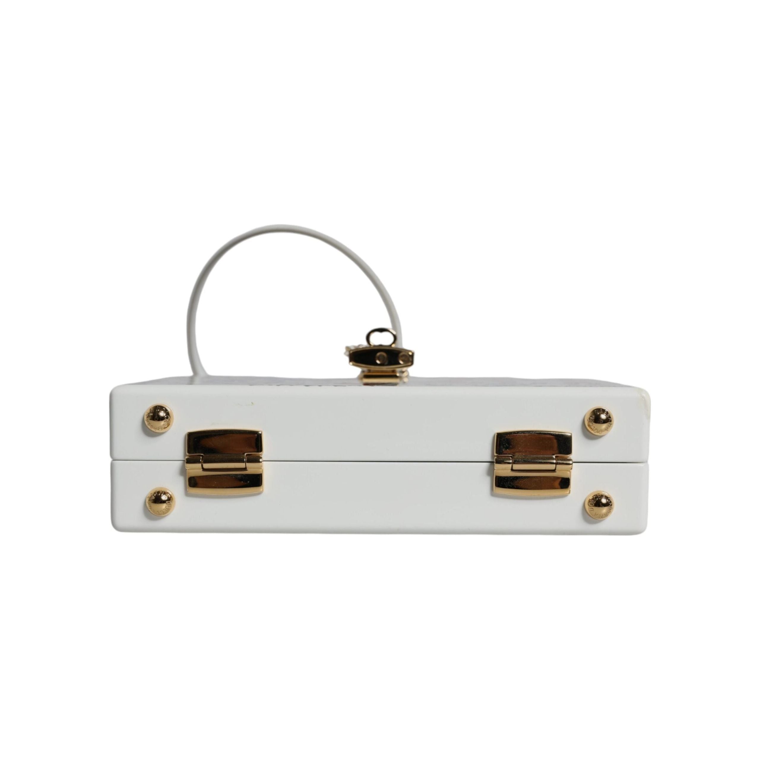 Luxour, Dolce & Gabbana White Graffiti Print Clutch Crossbody Bag, 