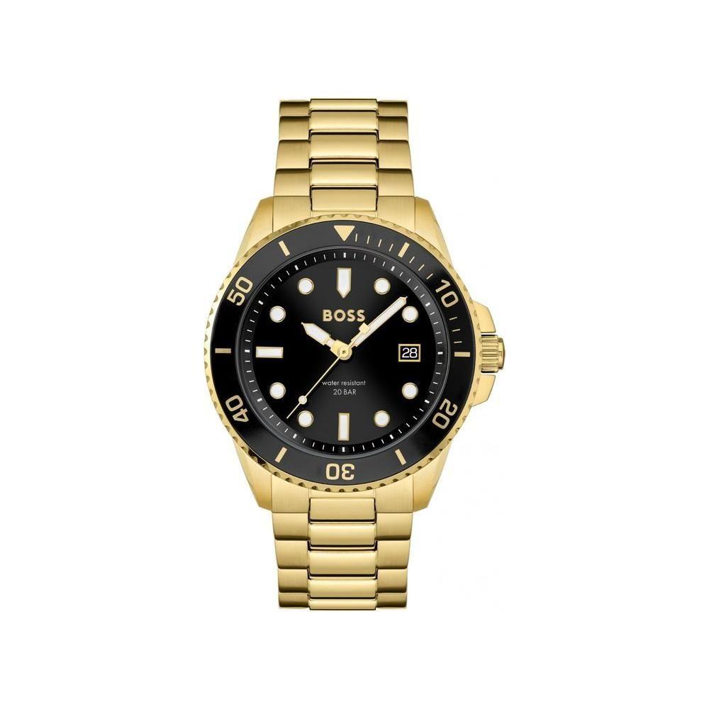 Luxour, Hugo Boss Gold Stainless Steel Watch, 