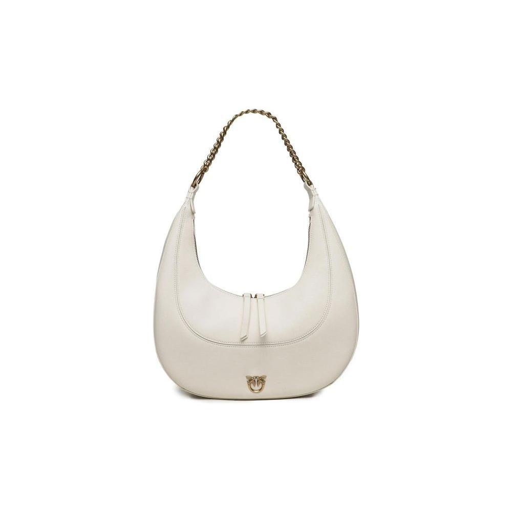 Luxour, PINKO White Leather Handbag, 