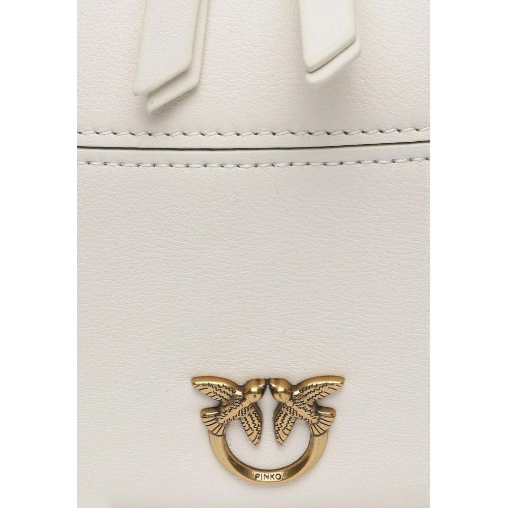 Luxour, PINKO White Leather Handbag, 