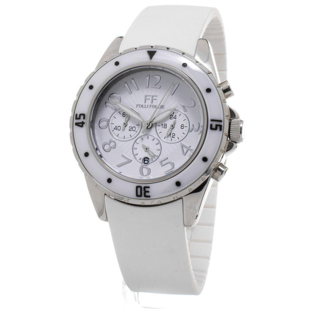 Luxour, Folli Follie White Silicone Watch, 