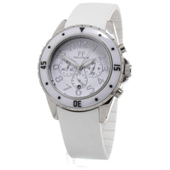 Luxour, Folli Follie White Silicone Watch, 