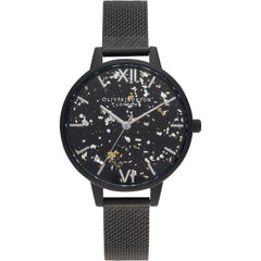 Luxour, Olivia Burton Black Steel Watch, 