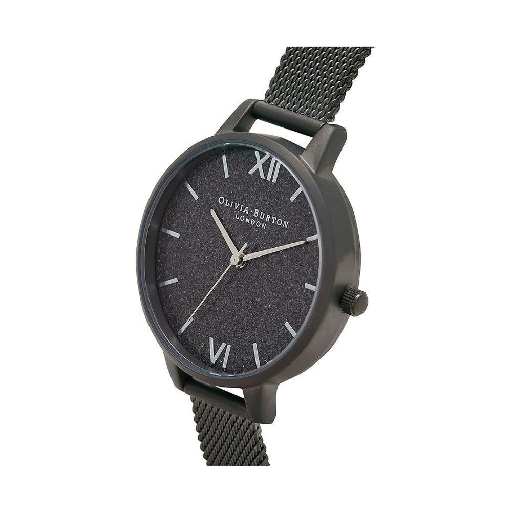 Luxour, Olivia Burton Black Steel Watch, 
