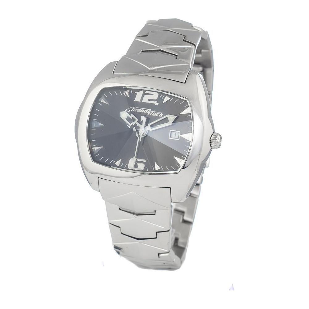 Luxour, Chronotech Silver Steel Watch, 