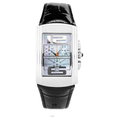 Luxour, Chronotech Black Leather Watch, 