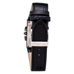 Luxour, Chronotech Black Leather Watch, 