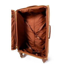 Luxour, Alviero Martini Prima Classe Beige Cotton Luggage And Travel, 