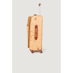 Luxour, Alviero Martini Prima Classe Beige Cotton Luggage And Travel, 